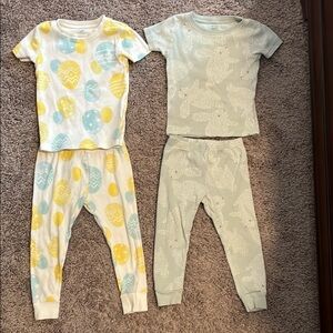 Kids Pajamas Set - Yellow and Blue